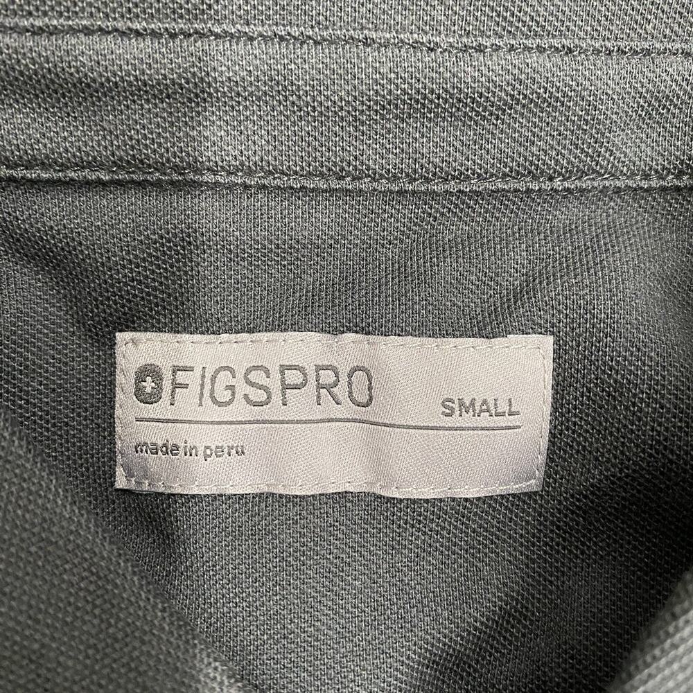 FIGS PRO Men’s Small Black Technical Pique Scrub Polo NWT Pima Cotton M22WW1004 - Picture 2 of 15